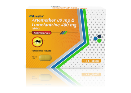 Arcelia Artemether Tablets(20mg) + Lumefantrine(480mg)