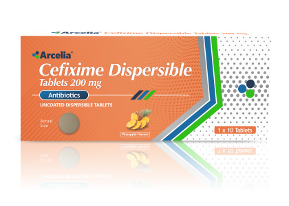 Arcelia Cefixime Dispersible Tablets(200mg)