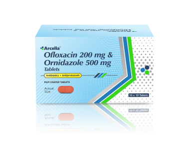Arcelia Ofloxacin(200mg) + Ornidazole(500mg)