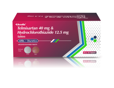 Arcelia Telmisartan(40mg) + Hydrochlorothiazide(12.5mg) Tablets